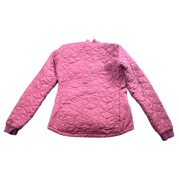 Duluth Trading  Agiloft Womens Bran Coat Quilted  Bomer Jacket S Red/Maroon - Picture 7 of 7